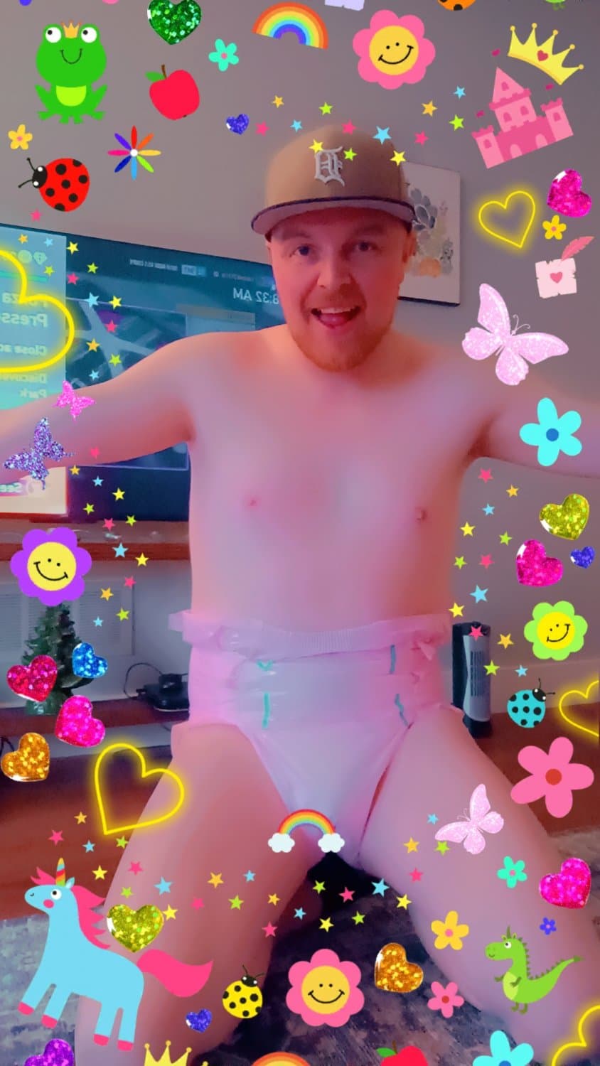 Diaper sissy Derek chew