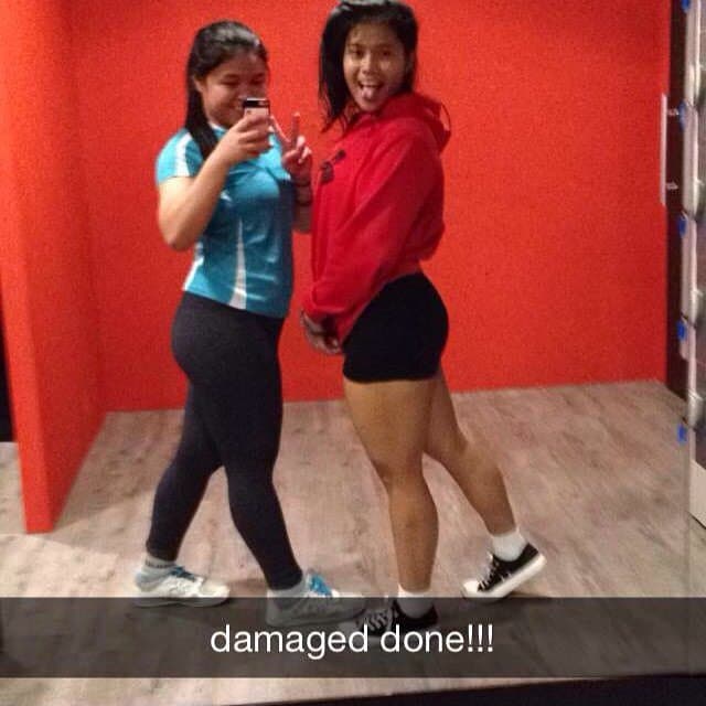 My favourite fitness girl with big thigh but I like her thigh more But she arrogance type