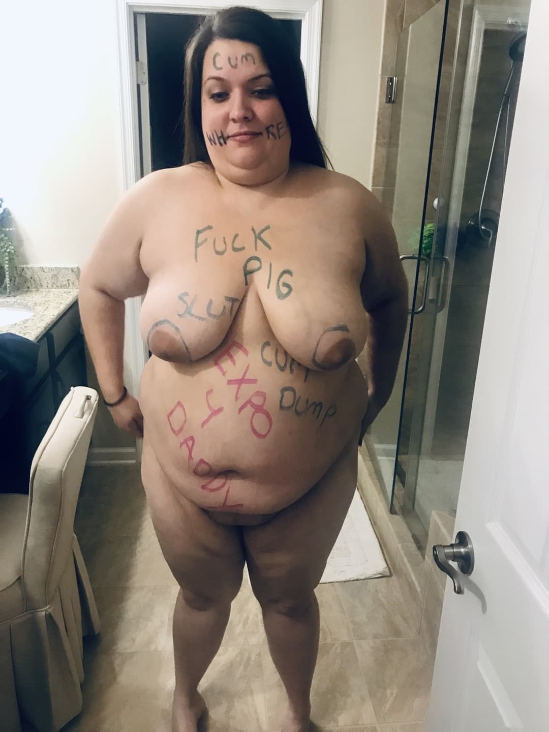 Amateur housewife Whitney Aja Kelly on display