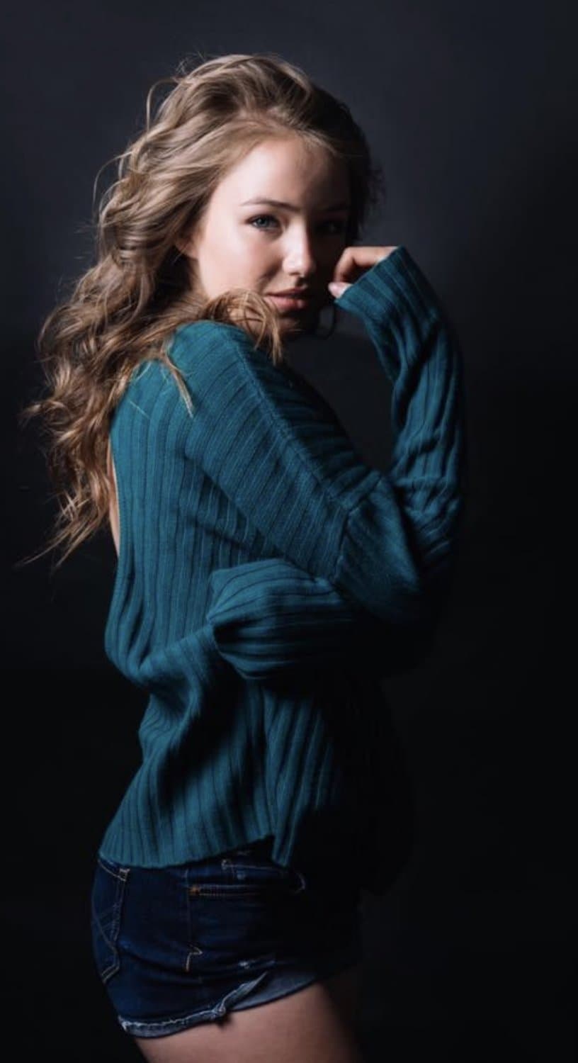 Tara showing off her talent