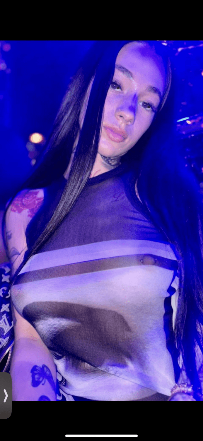 She might as well flash in NOLA February 4 Mardi Gras