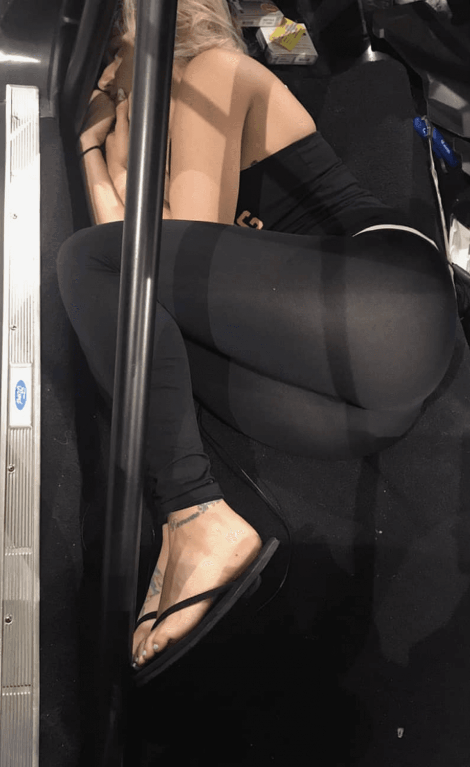 Beautiful thick blonde mechanic slut pt 2