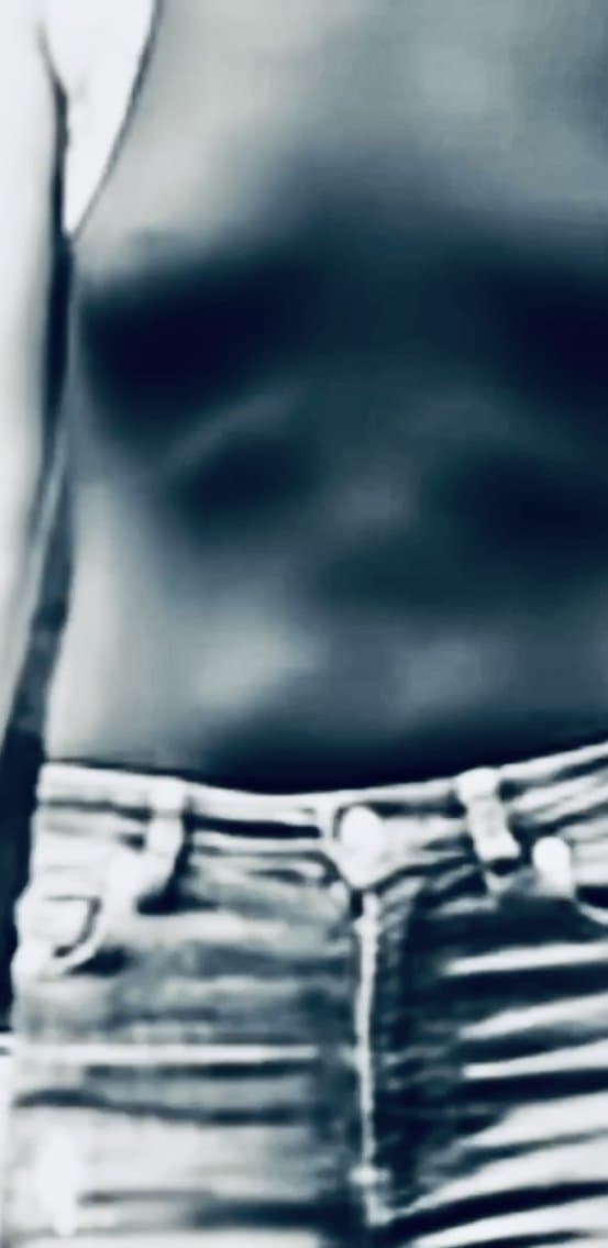 Uk petite milf bra less wearing sheer see through vest English biker milf tattoos