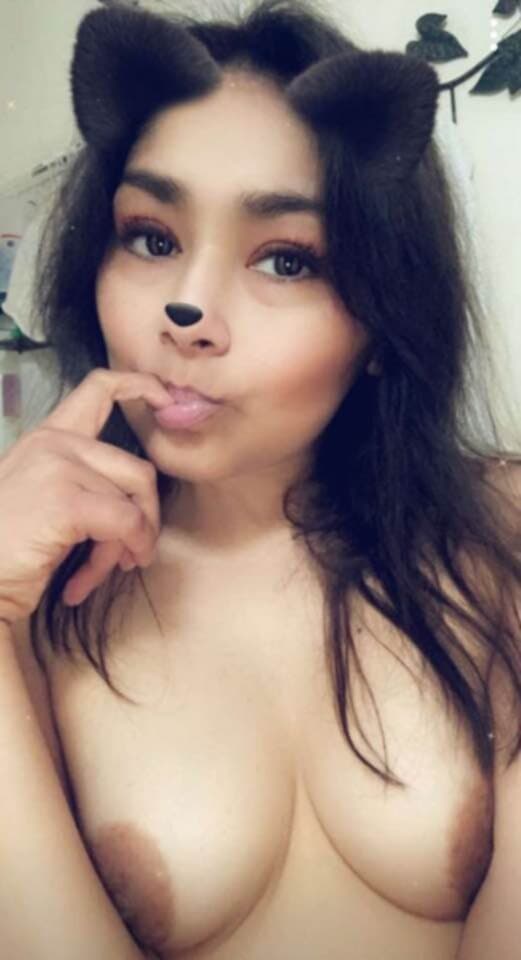 Latina loves to show off her tiny tits