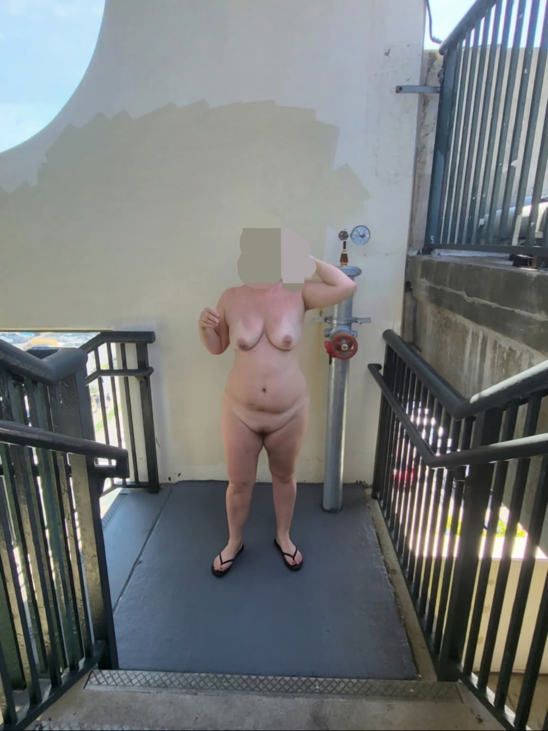 Exhibitionist Wife Naked in Public-PublicNudeWife