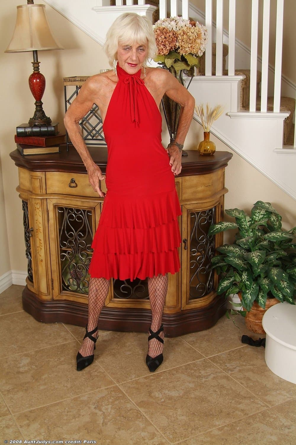 Click to view full size Babarosa is dirty mutton dressed as lamb granny spunkfection