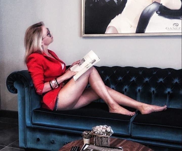 Russian sexy glamour milf Elena