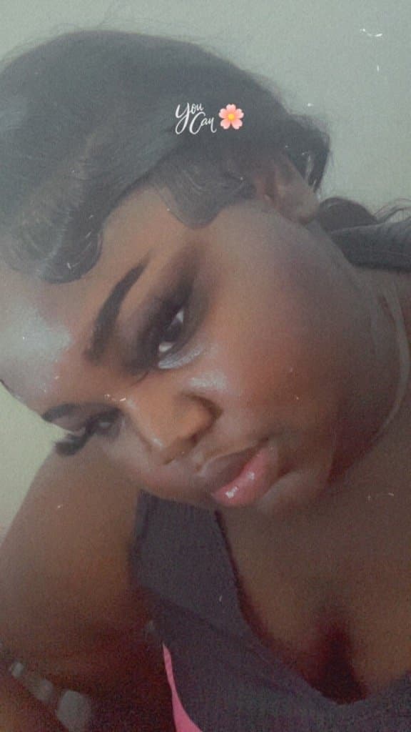 Ebony Big Butted Woman