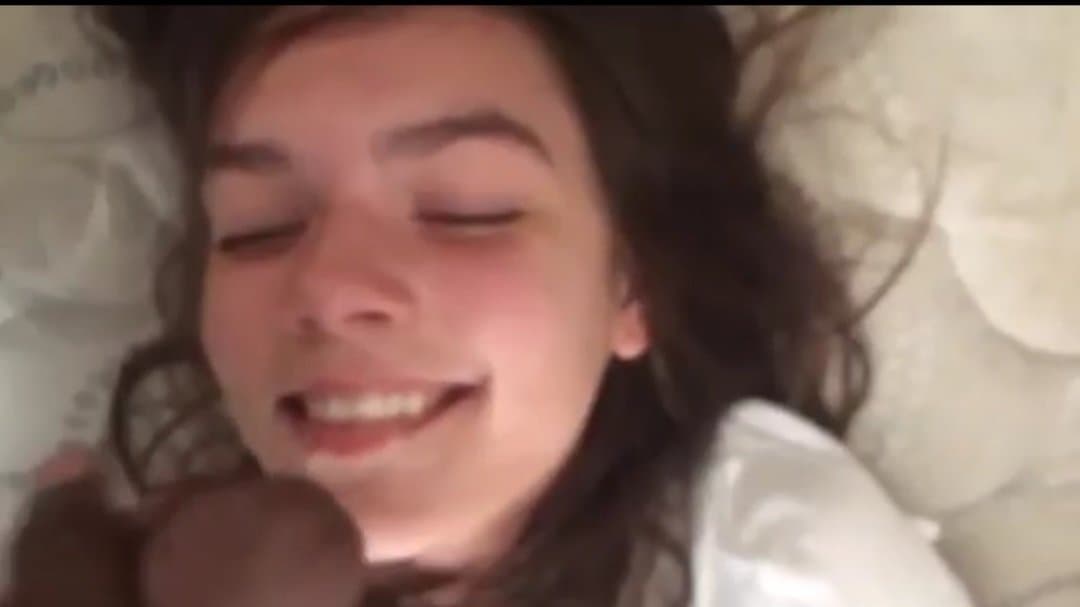 Shy teen White girl sucks, get fucked hard and swallow bbc cum