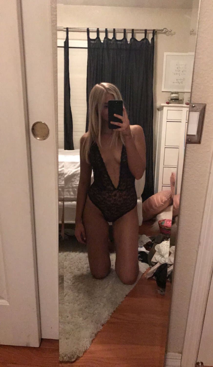 College slut Mackenzie wants to get fucked in all her holes