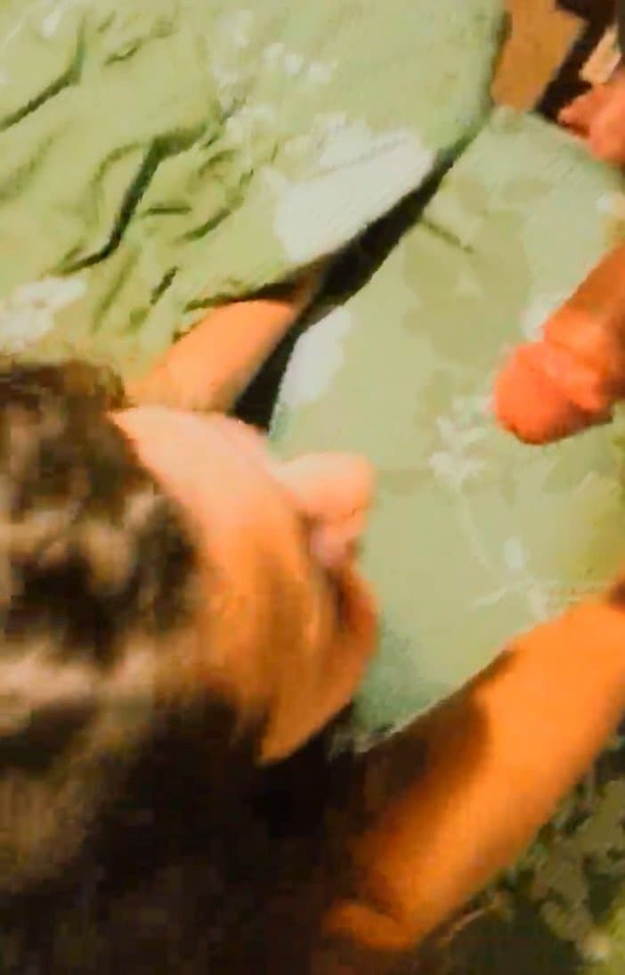 Horny girlfriend makes blowjob