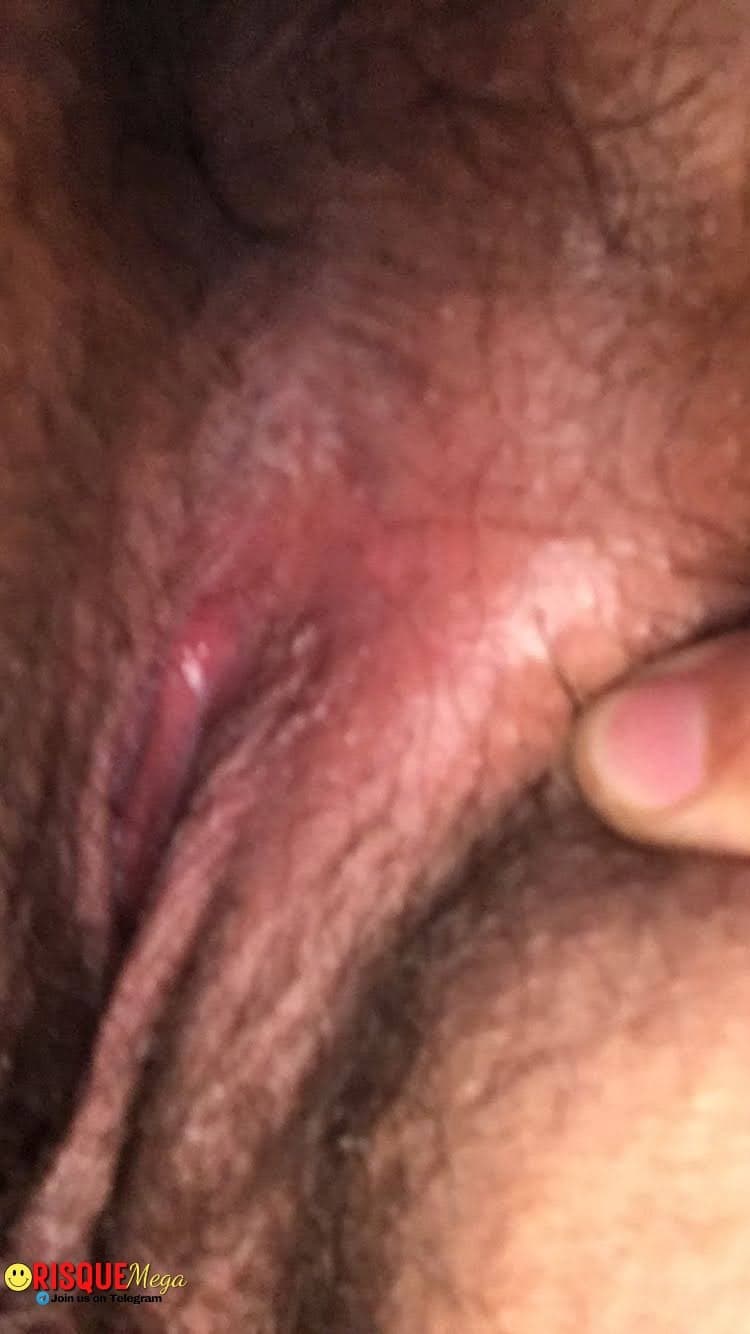 chubby dark skinned shows off body