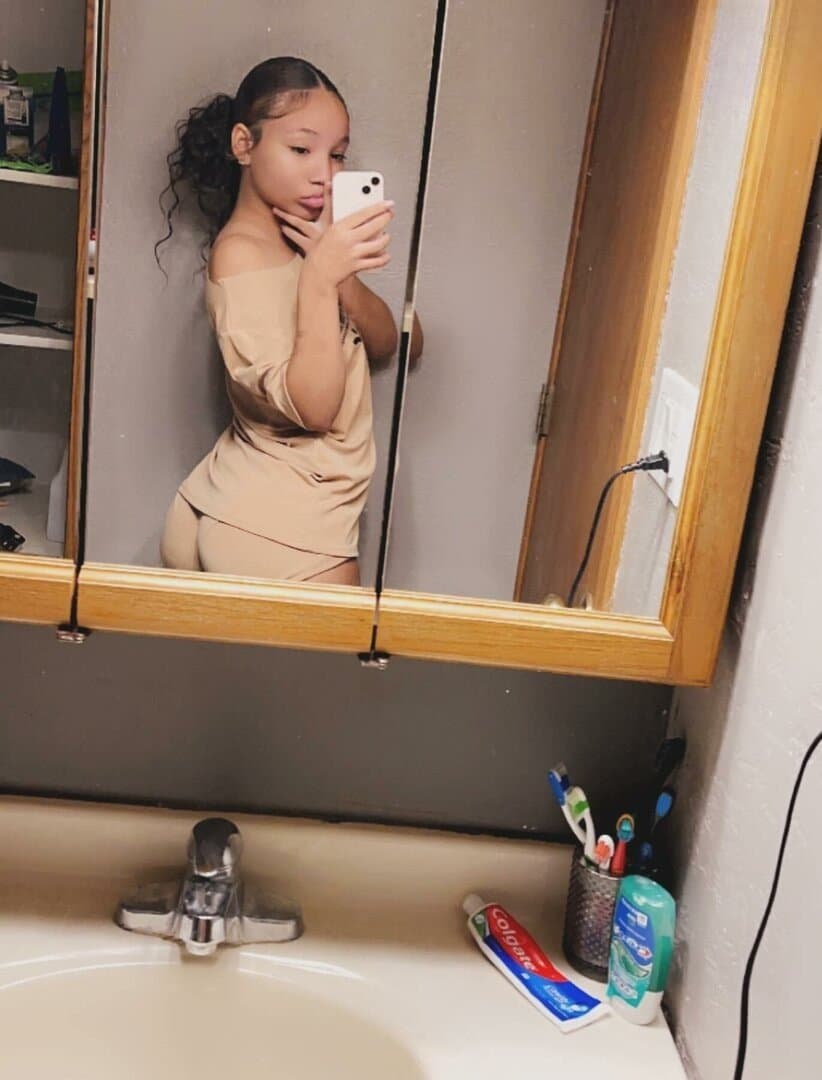 Sexy Curly Lightskin Tries Solo Anal