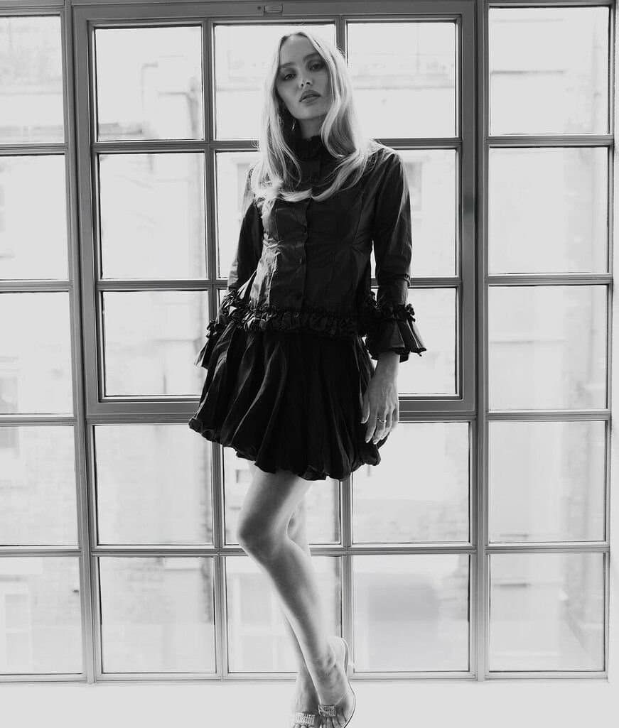 Lily-Rose Depp Such A Beautiful Slut!! How I love To Suck On Those Hard Nipples Of Hers ????