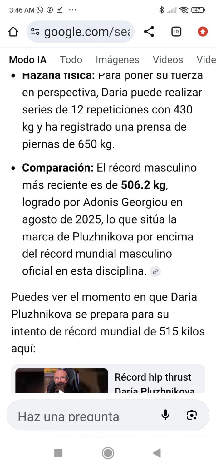 DARIAPLUZ  hot muscle girl Destroy record masculine