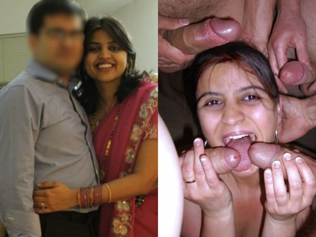 desi Indian aunty takes a load of dicks