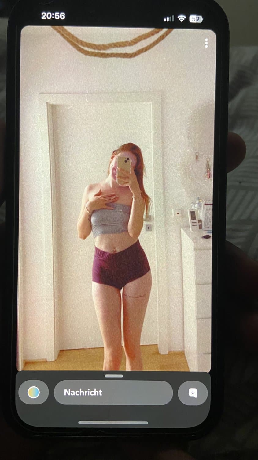 Halie - Desperate German Christian Slut With Ugly Tits Snapping Me Even After Getting Ignored