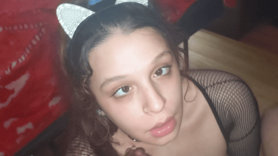 I wore my cat ears cuz I already knew I was going to.