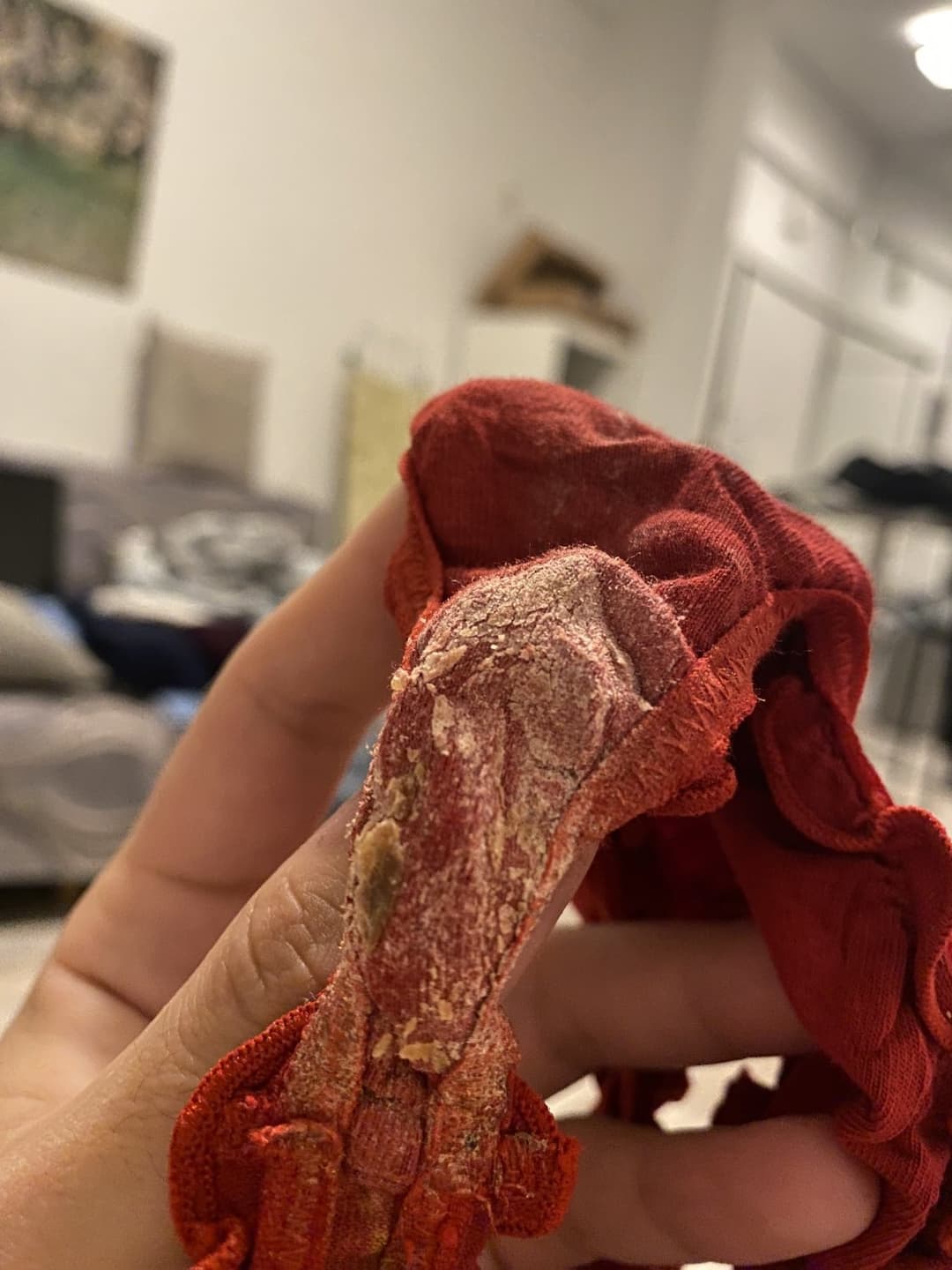 Dirty underwear bought on Tastyslips,very sweet taste of pussy juice