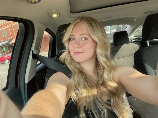 PAWG Brooke thick flight attendant with pierced nipples