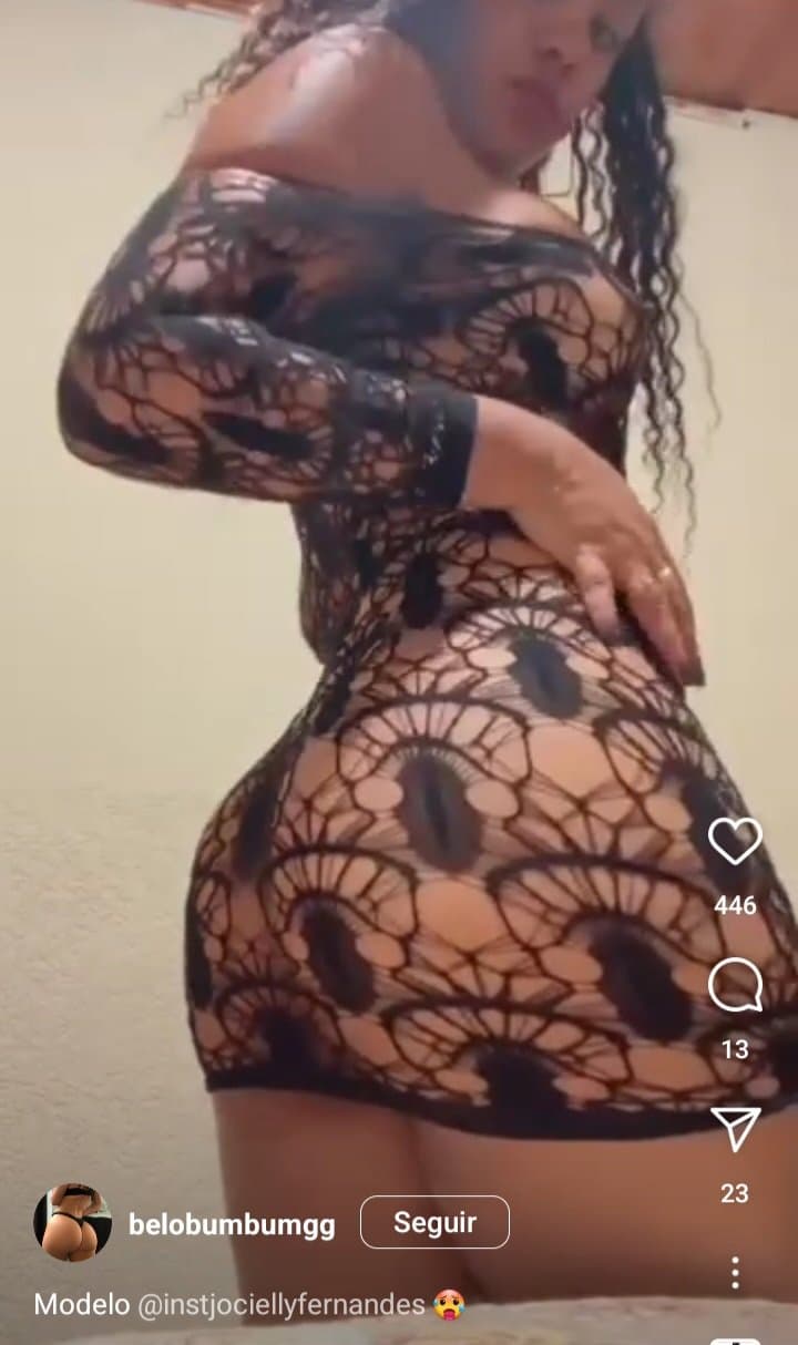 Instjociellyfernandes gata do Instagram