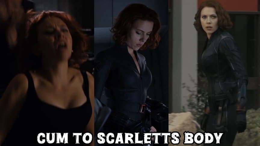 Scarlett Johansson As Black Widow Goon (Split Screen)
