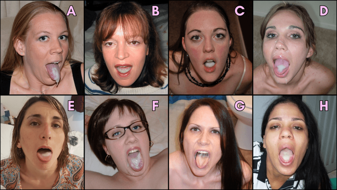 Slut Selector: Which cum-hungry amateur MILF are you feeding your load?