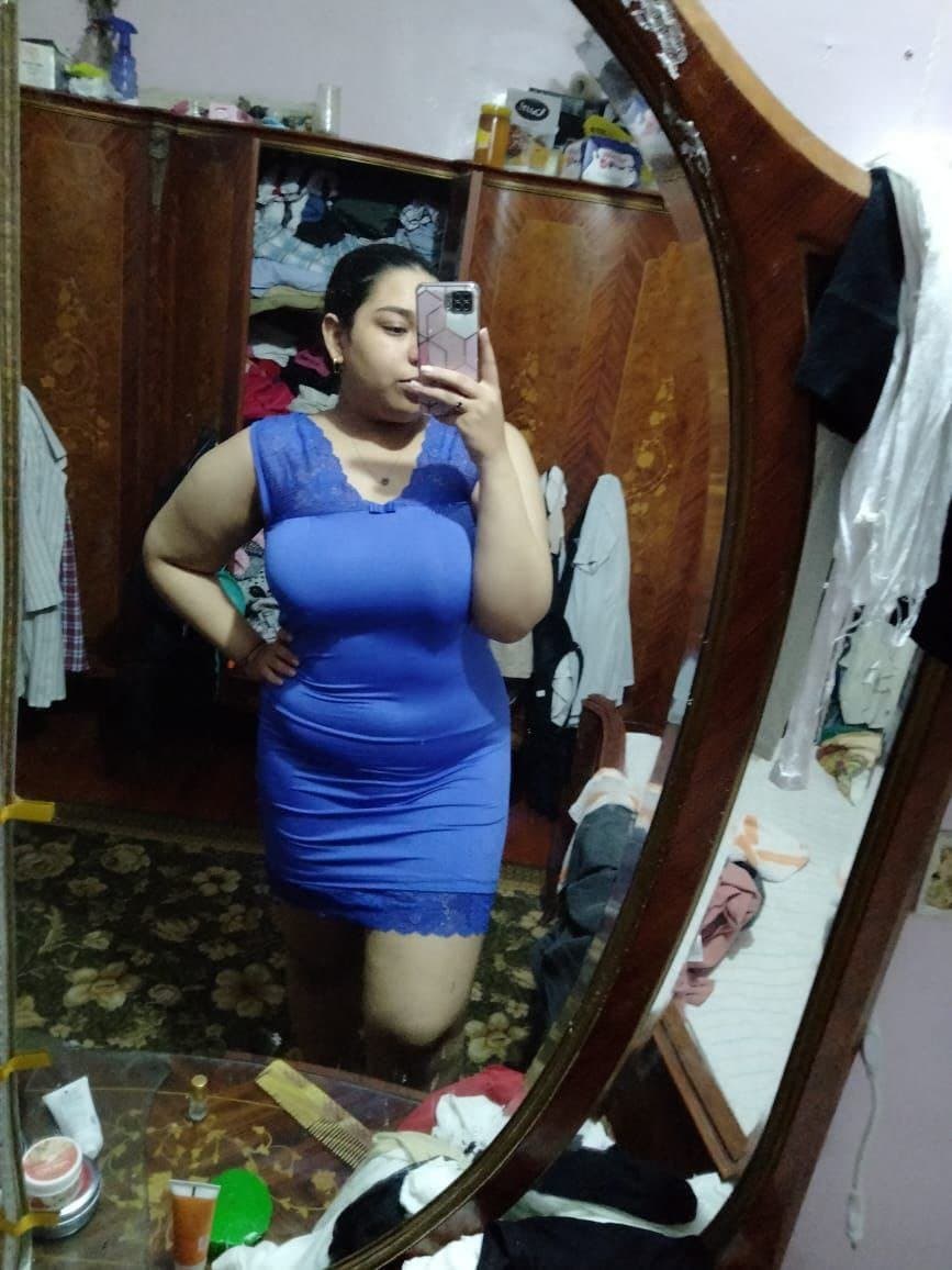 Egyptian veiled woman with soft body