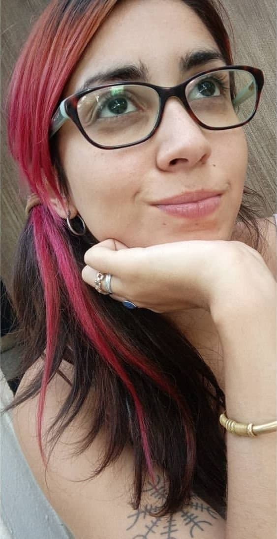 Nerdy girl glasses hot