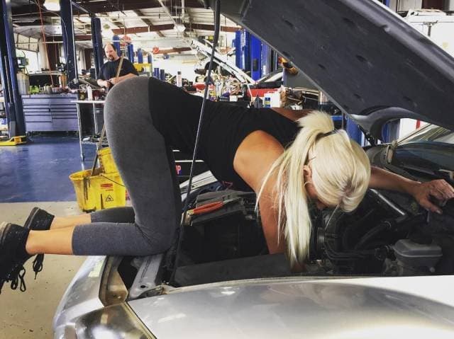 Hottest mechanic on the planet