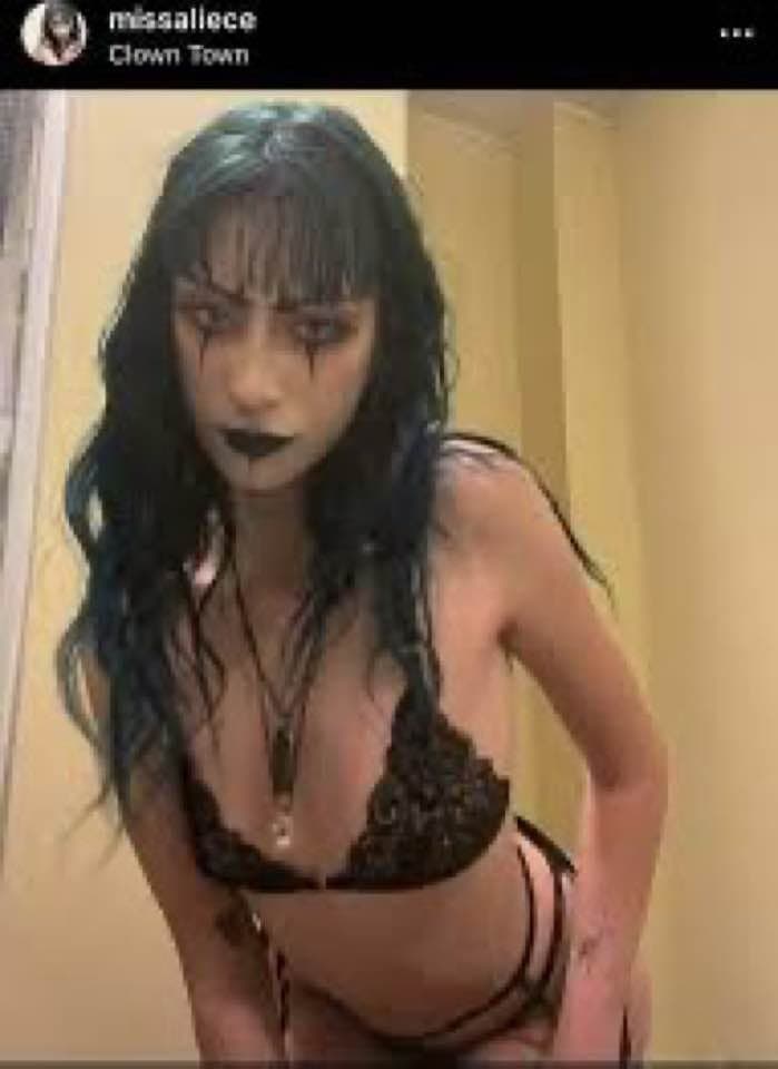 Goth/Emo Slut Aliece 21, Ohio and the slut that goons after her