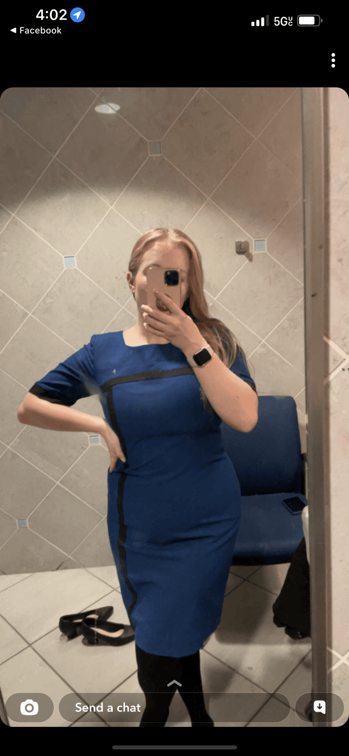 PAWG Brooke thick flight attendant with pierced nipples
