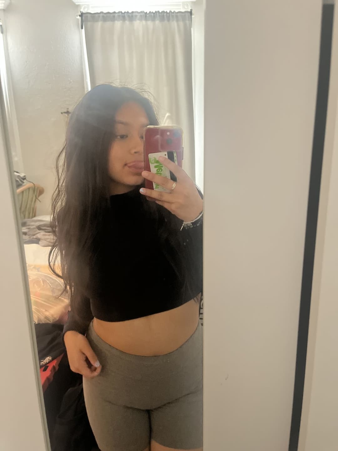 Loose Mexican teen slut queefing during backshots (she can take dick like a good slut)