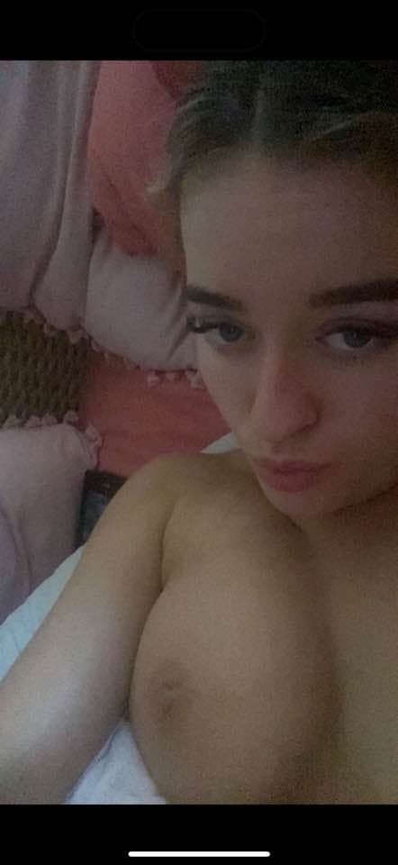 Busty blonde from Kik gets pretty pussy fucked