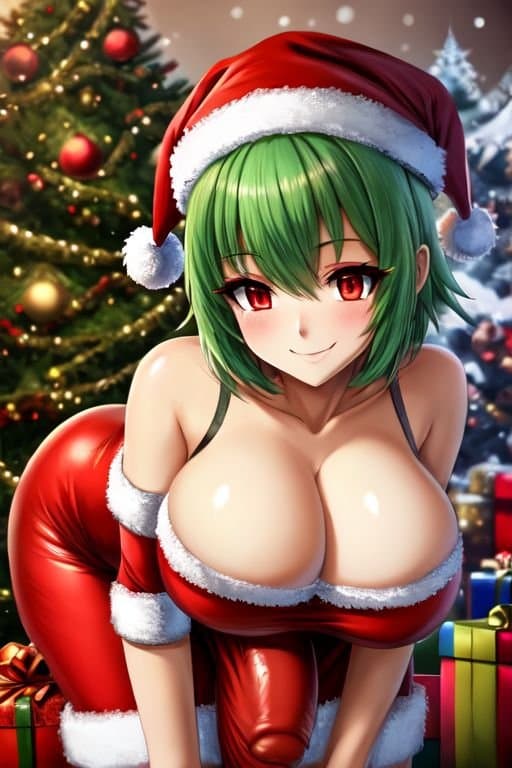 Holiday Futanari | My gift from me to you is two albums of AI porn! Happy Holidays!