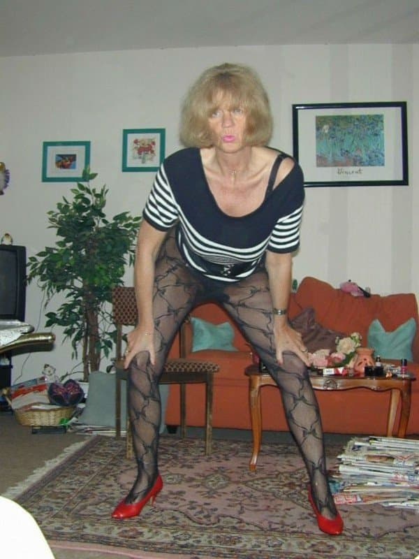 Sexy Granny 74 years old Sailing strip
