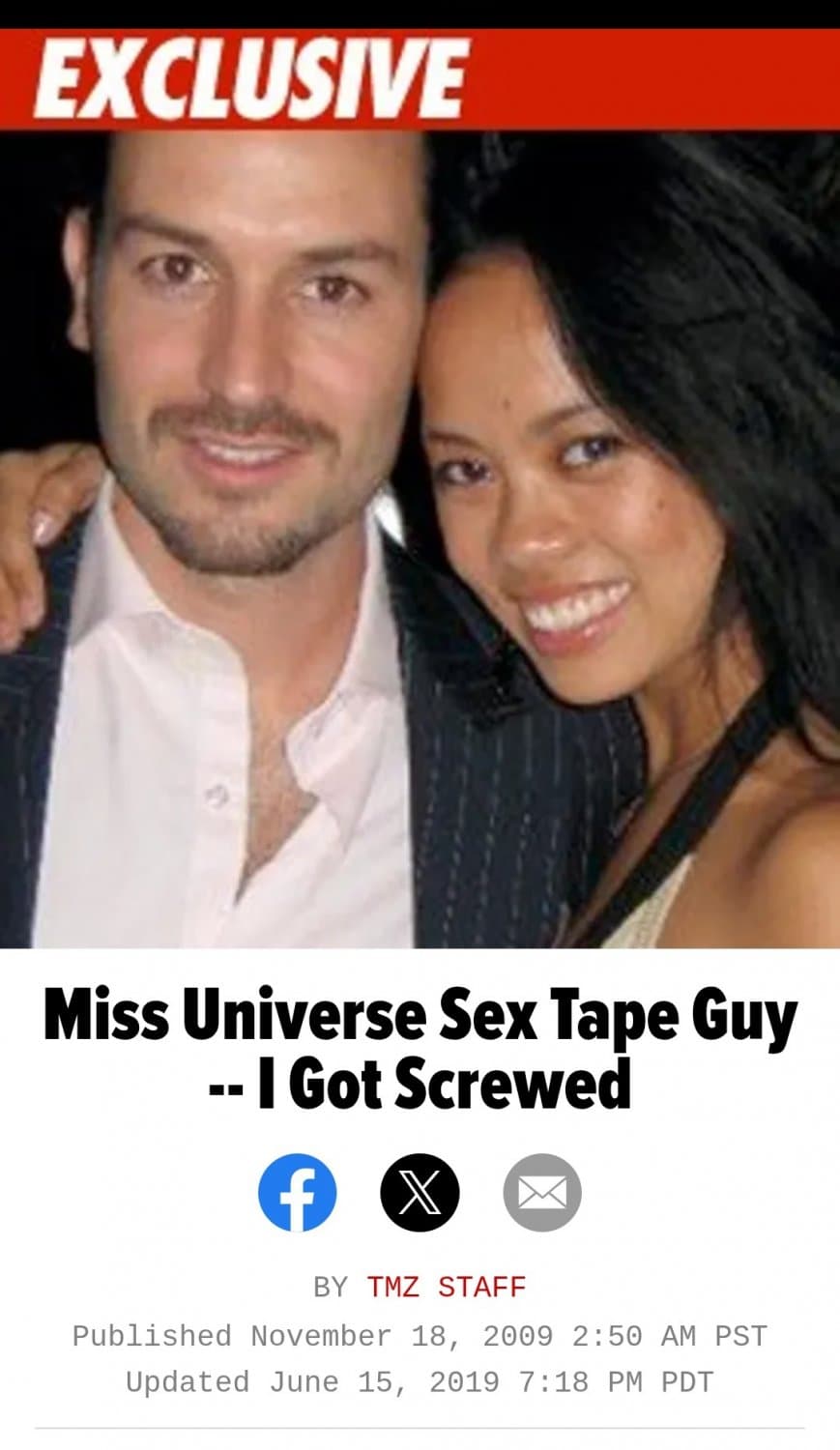 Miss Japan and Miss Trinidad & Tobago 2008 sex scandal threesome sex leaked video