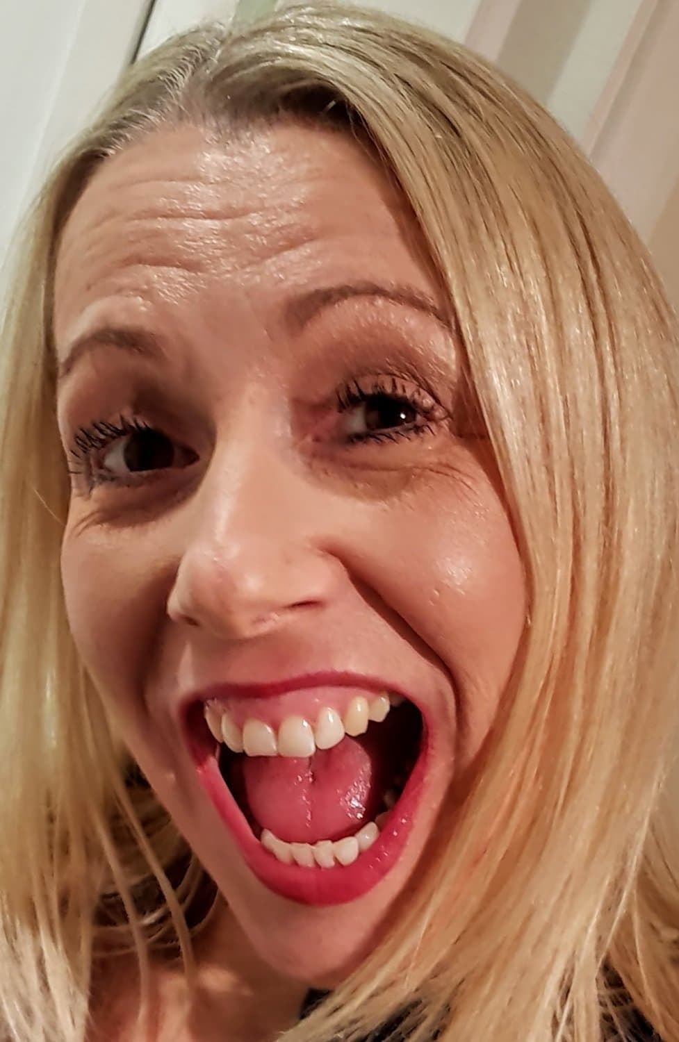 Pretty Mature UK Blonde Slag 48 From Surrey Face Big Tits Lingerie Pigtails Stockings