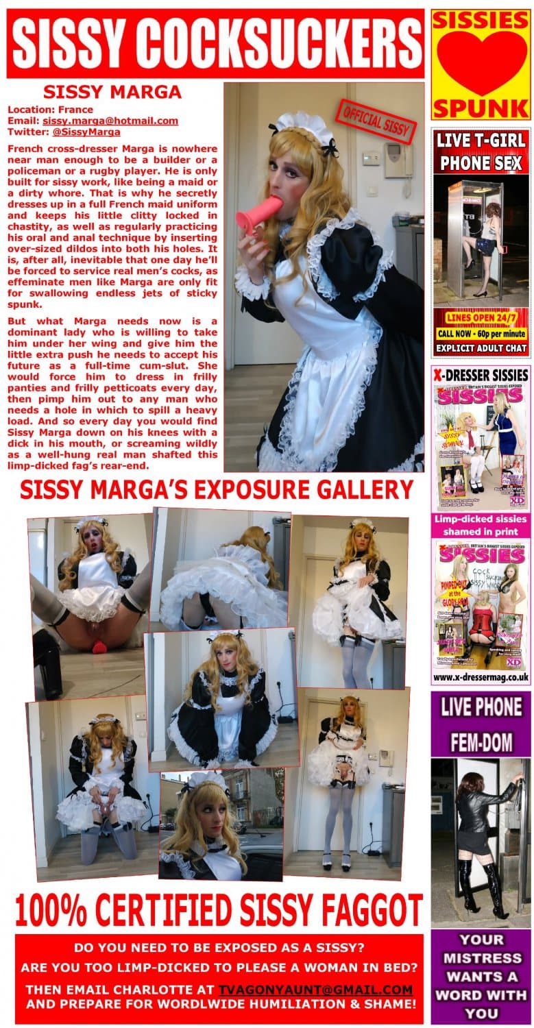 Sissy Marga captions, cards and collages