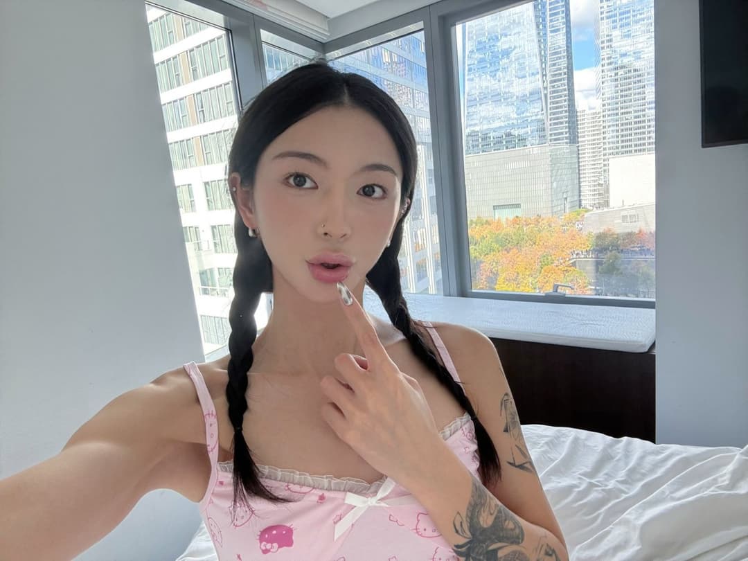 Beautiful skinny ladyboy loves to fill her little asshole with cock