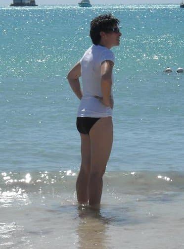 Click to view full size Sexy horny naughty Mormon milf. Swimsuit and birthday suit collection!!