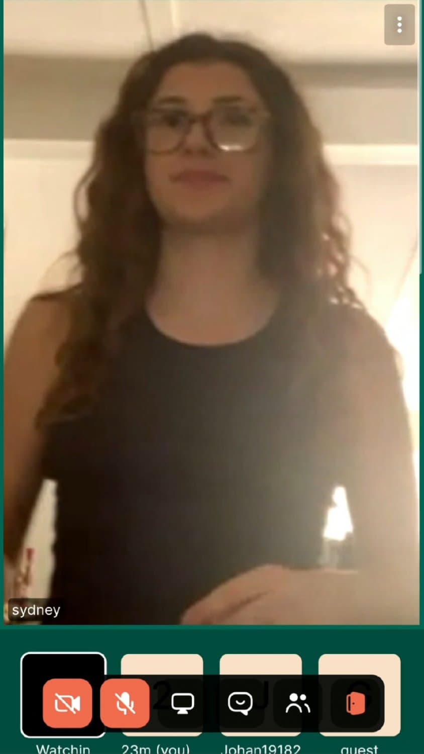 Click to view full size Ice Cube Fun on 50+ Member Video Call