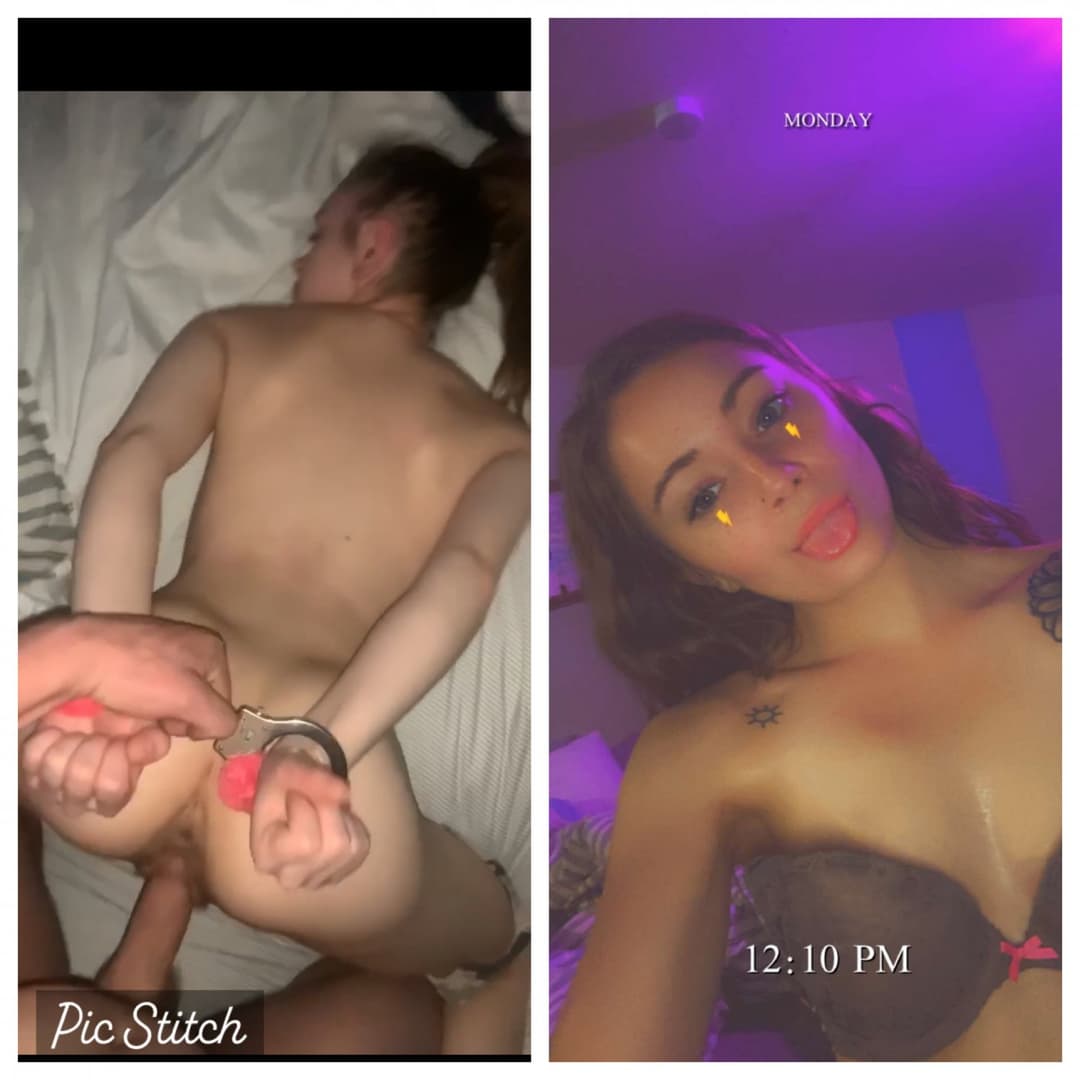 Cuffed her up and pounded her with no mercy