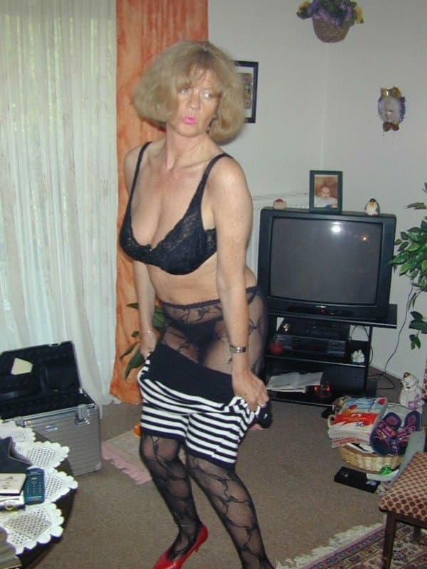 Sexy Granny 74 years old Sailing strip