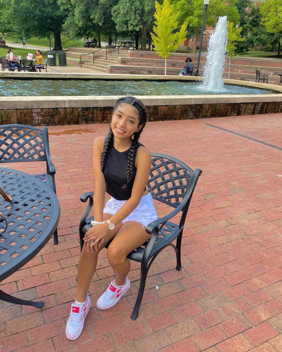 Click to view full size Cute college freshman dm if you have her leaks getting fucked doggy and facial