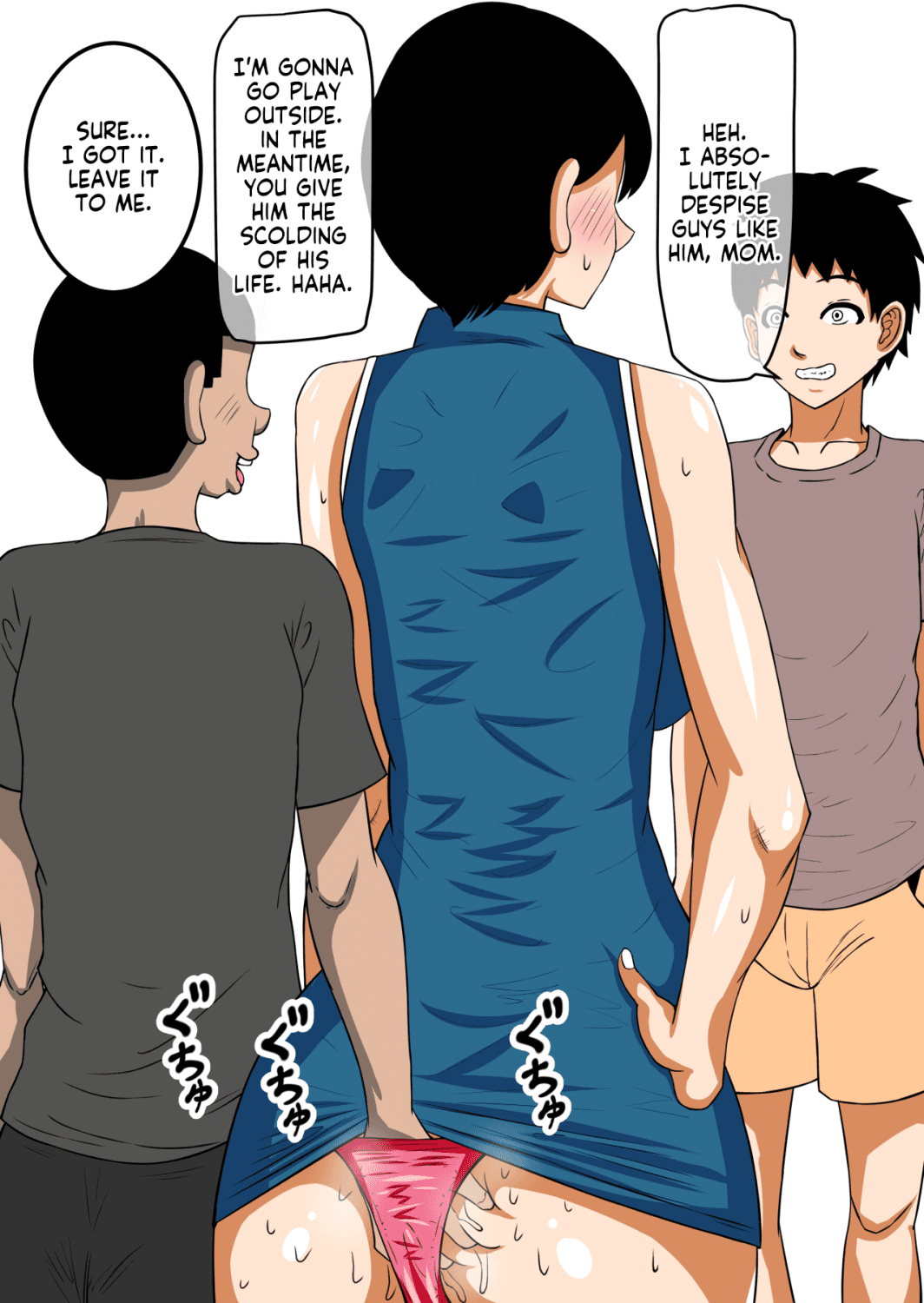 My Mother Who Went Dumb From Cock hentai comic porn