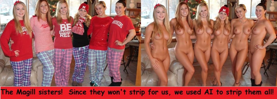 The Magill sisters on display!