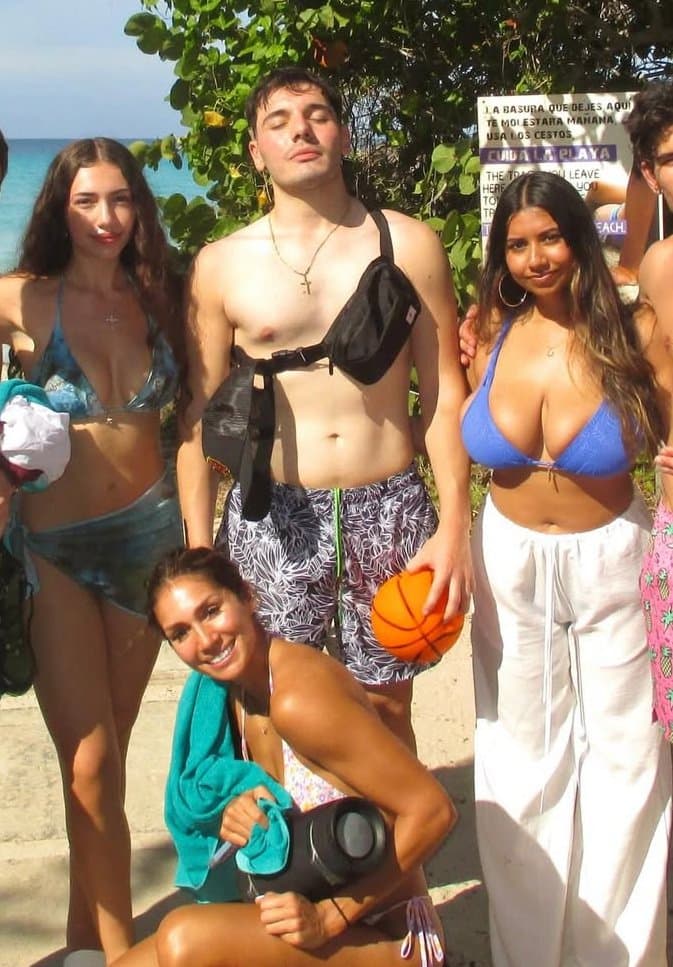 Nazia gives her friend Eleni breast envy