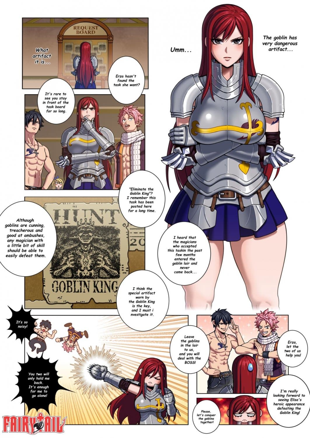 Erza Scarlet FAIRY TAIL hentai comic porn
