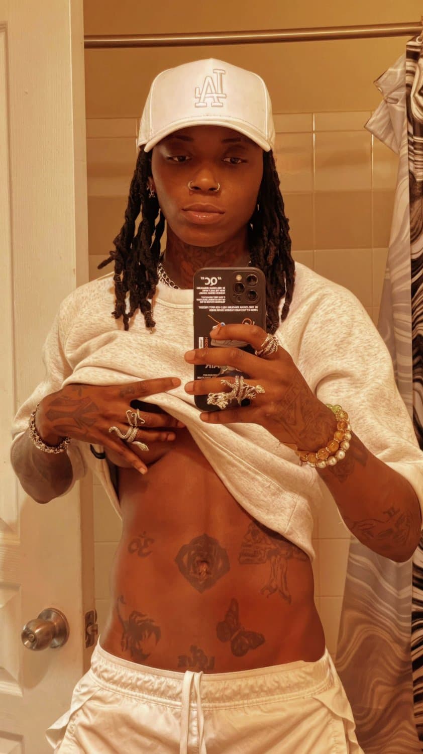 Black dyke stud ebony tomboy Tajee.